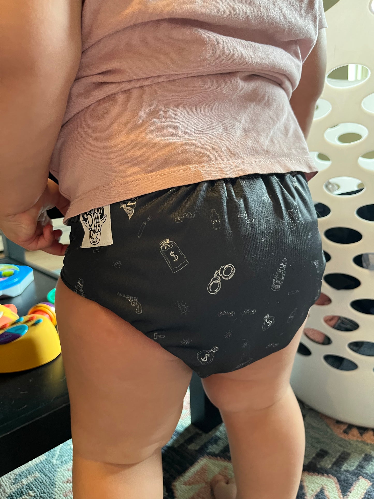 Cops and Robbers Pocket Diaper